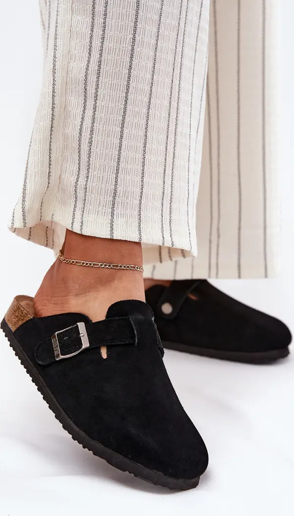 BIG STAR SHOES BIG STAR SHOES Суедени Чехли Жени С Катарама Big Star