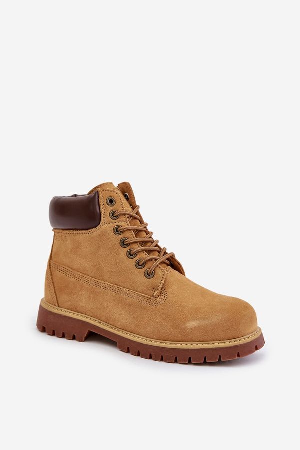 BIG STAR SHOES BIG STAR SHOES Велурени изолирани мъжки ботуши Big Star