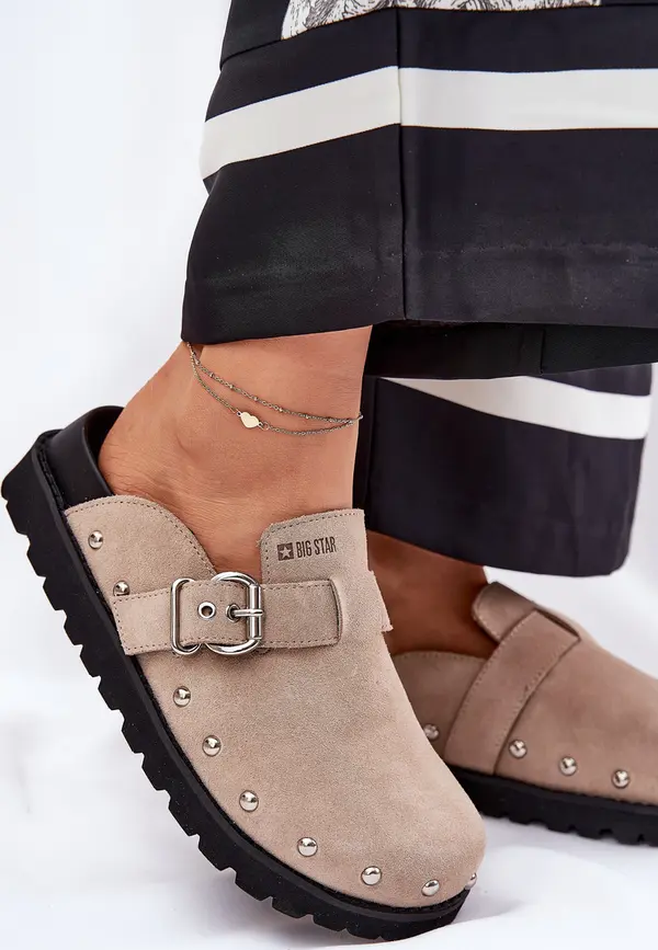 BIG STAR SHOES BIG STAR SHOES Замшеви Чевли На Платформа Big Star