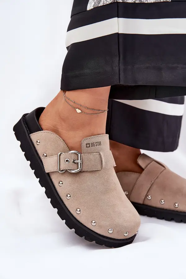 BIG STAR SHOES BIG STAR SHOES Замшеви Чевли На Платформа Big Star