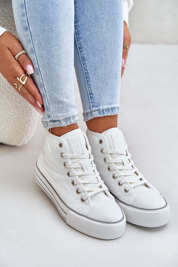 BIG STAR SHOES BIG STAR SHOES Зимни дамски маратонки на платформа