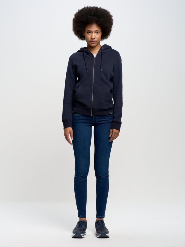 Big Star Big Star Woman's Zip hoodie Sweat 171493 Blue-403