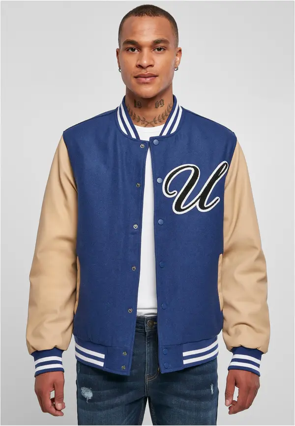 Urban Classics Big U колеж яке spaceblue