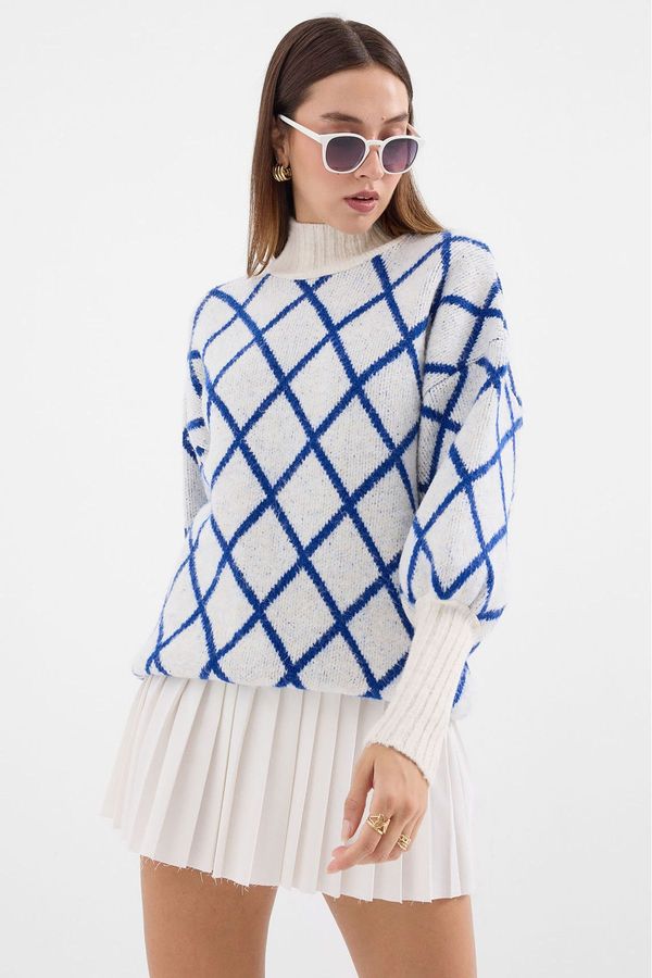 Bigdart Bigdart 15889 Turtleneck Oversize Knitwear Sweater - Saks