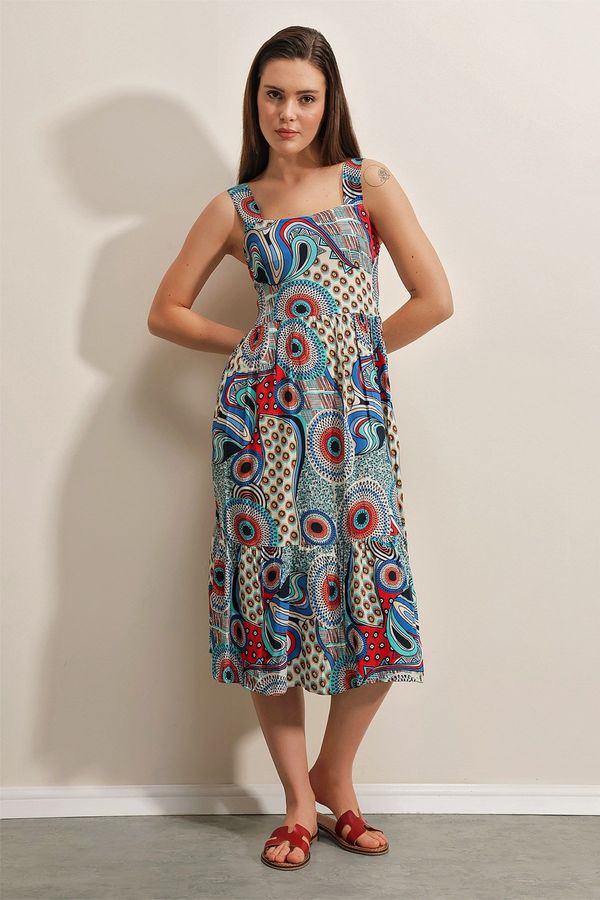 Bigdart Bigdart 2239 Рокля с каишка с яка - саксофон