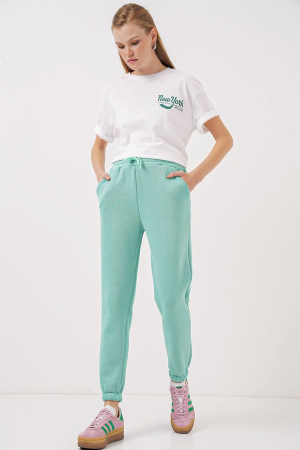 Bigdart Bigdart 55450 Three Thread Sweatpants - Mint