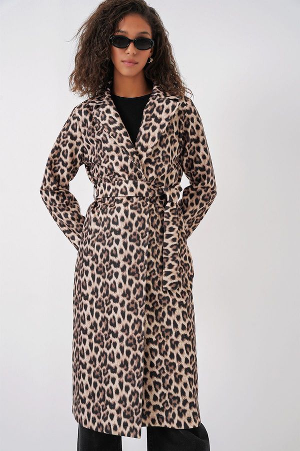 Bigdart Bigdart 9118 Double Breasted Lapel Cashew Coat - C. Brown