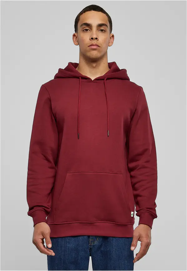 Urban Classics Bio Basic Hoody burgundy