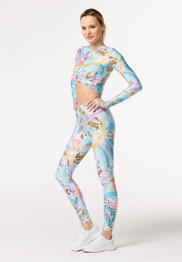 Bittersweet Paris Bittersweet Paris Woman's Pastel Fiesta Spark Leggings CPW-LEG-SPARK-Print BSP1490