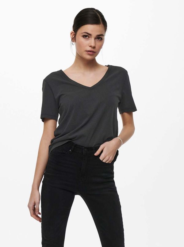 JDY Black basic T-shirt JDY Farock - Women