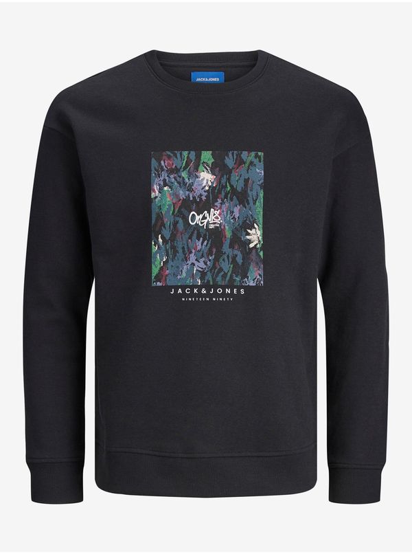 Jack & Jones Black boys' sweatshirt Jack & Jones Silver - Boys