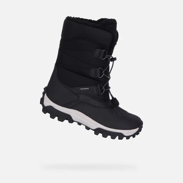 GEOX Black Boys' Winter Boots Geox Himalaya - Boys