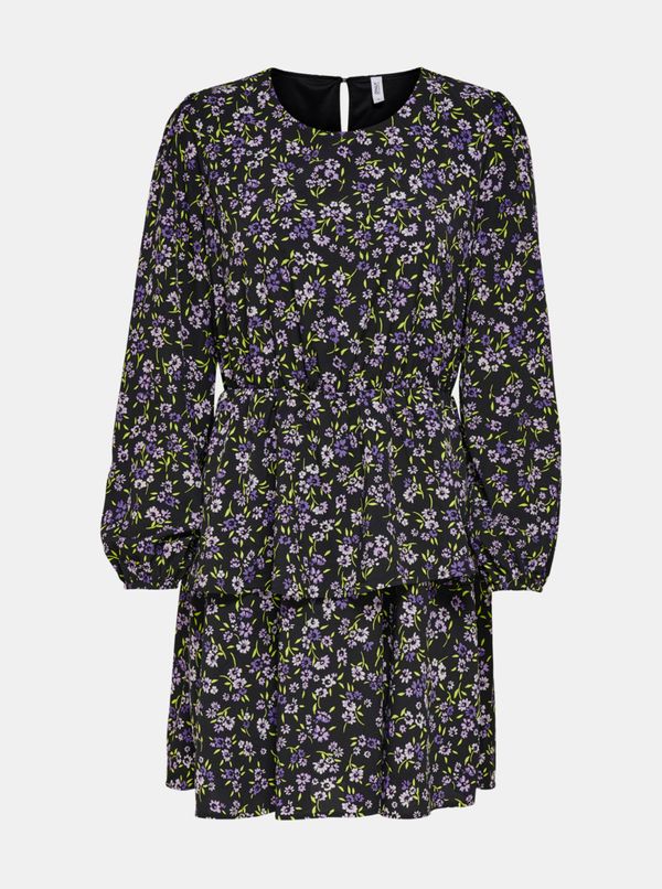 Only Black Floral Dress ONLY Tenna - Women