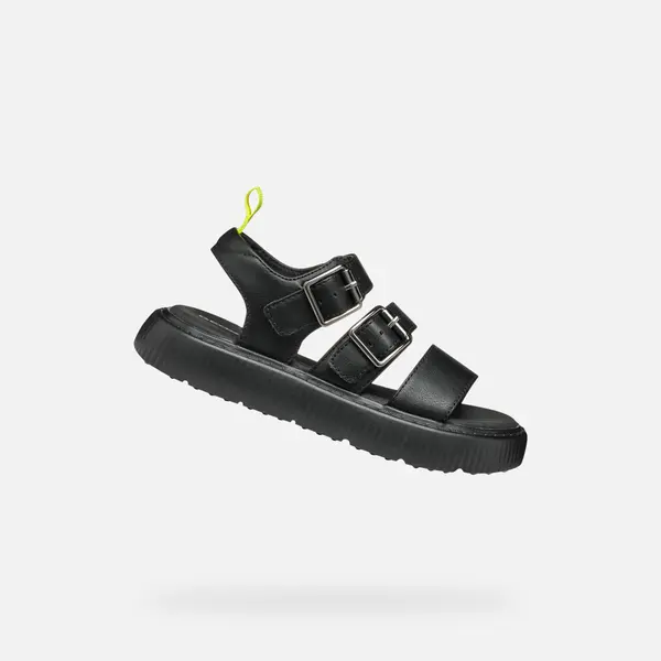 GEOX Black Girls Sandals Geox Kodette - Girls