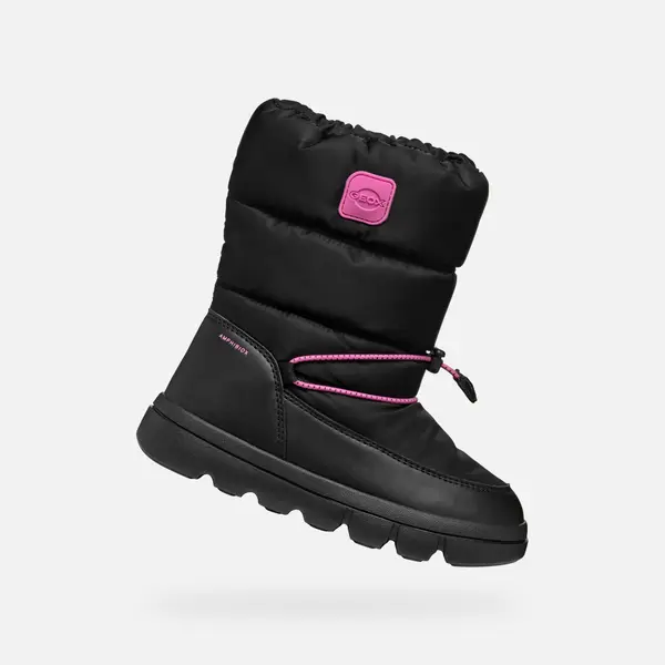 GEOX Black Girls Winter Boots Geox Willaboo B A - Girls