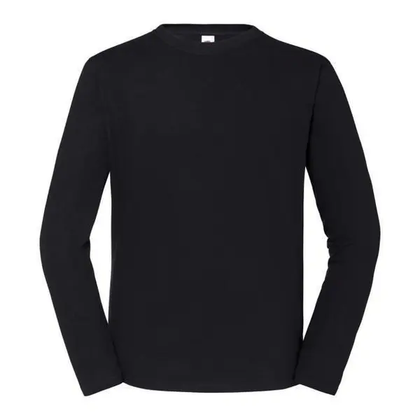 Fruit of the Loom Black Iconic 195 Ringspun Premium Fruit of the Loom T-shirt