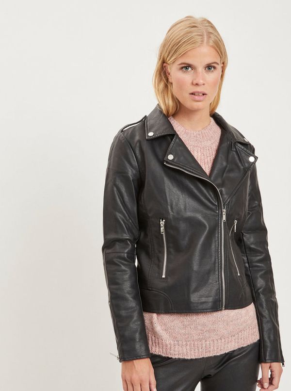 Vila Black leatherette crook VILA Cara - Women