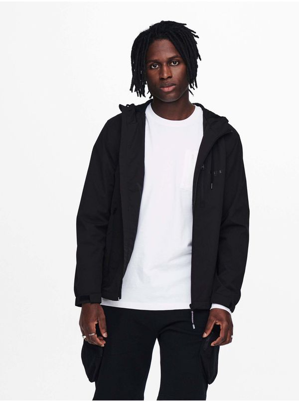 Only Black Light Hooded Jacket ONLY & SONS Wang - Men