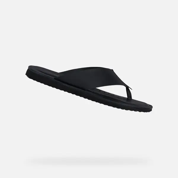 GEOX Black men's flip-flops Geox Erice - Men's