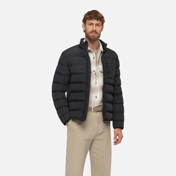GEOX Black Men's Geox Snake Jacket - Mens
