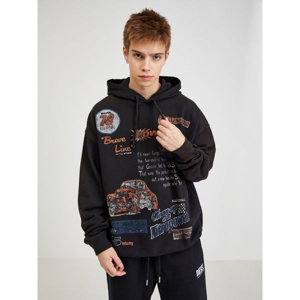 Diesel Black Men's Hoodie Diesel - Men's