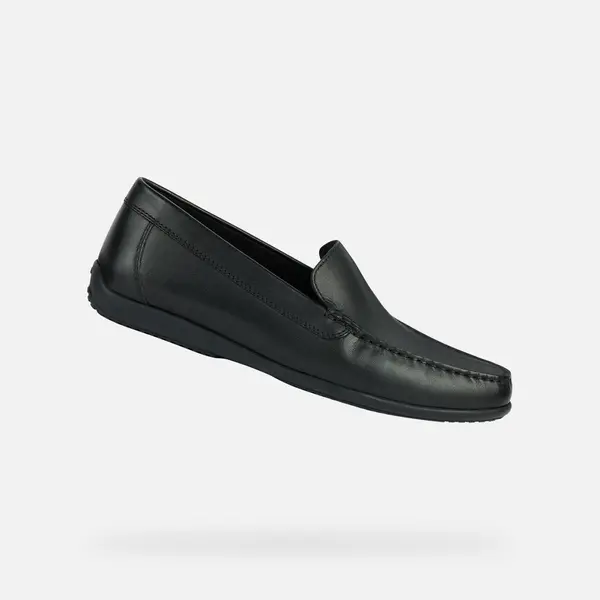 GEOX Black men's moccasins Geox Ascanio - Men's