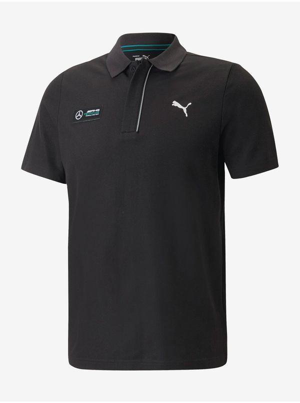 Puma Black Mens Polo T-Shirt Puma MAPF1 - Men