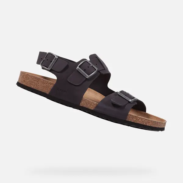 GEOX Black men's sandals Geox Ghita - Men's
