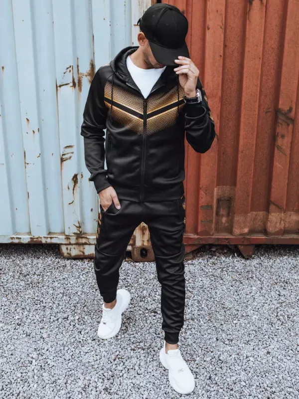 DStreet Black men's tracksuit Dstreet
