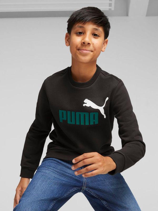 Puma Black Puma ESS+ 2 Col Boys' Sweatshirt