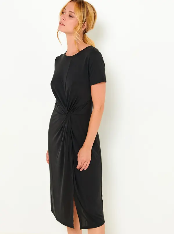 CAMAIEU Black Sheath Midis Dresses CAMAIEU - Women