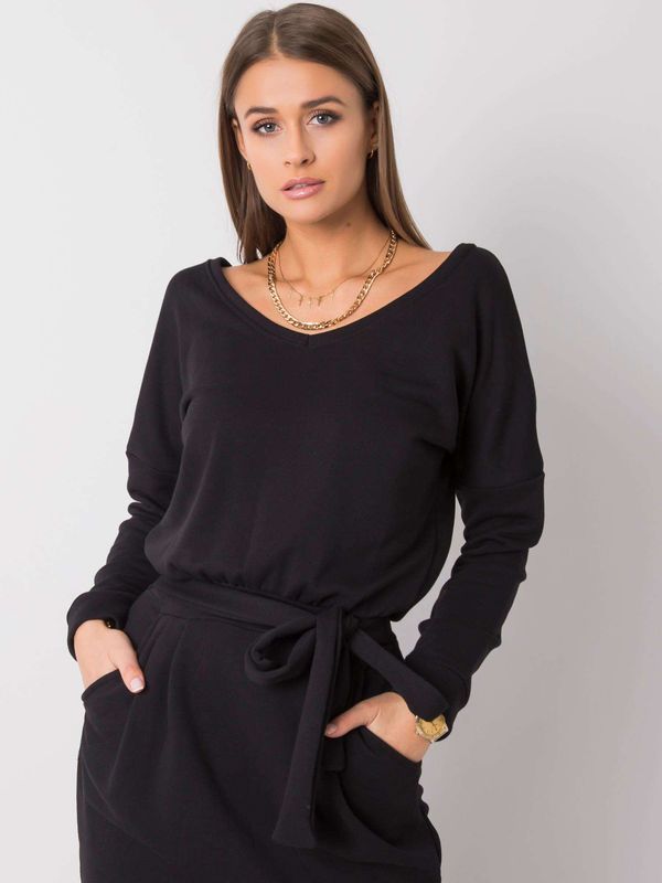 Fashionhunters Black sweatshirts RUE PARIS