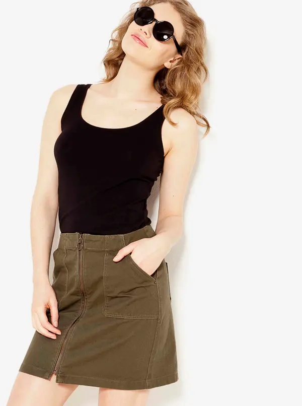 CAMAIEU Black Tank Top CAMAIEU - Women