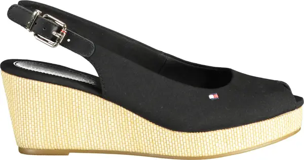 Tommy Hilfiger Black wedge sandals Tommy Hilfiger