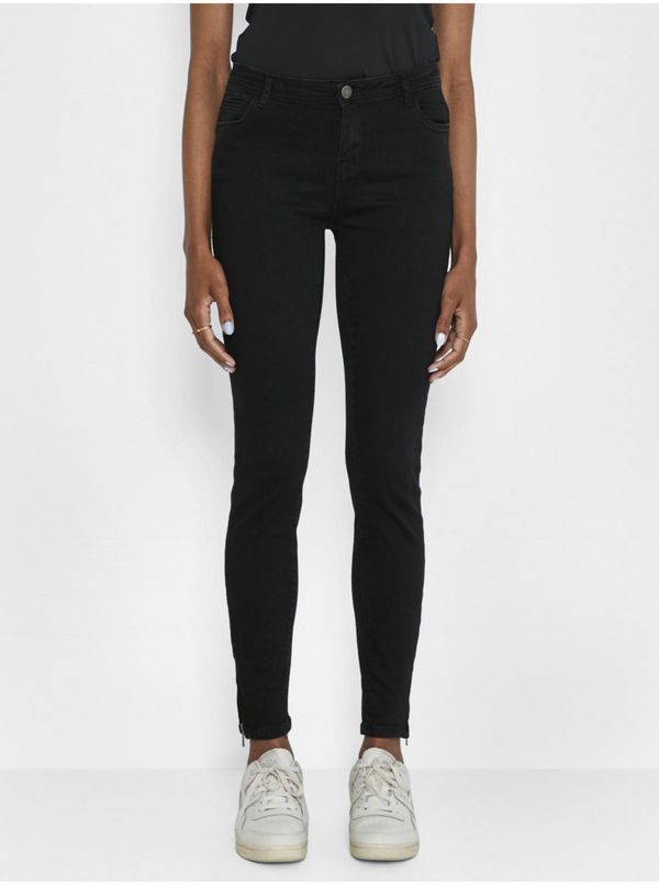 Noisy May Black Women Skinny Fit Jeans Noisy May Kimmy - Women