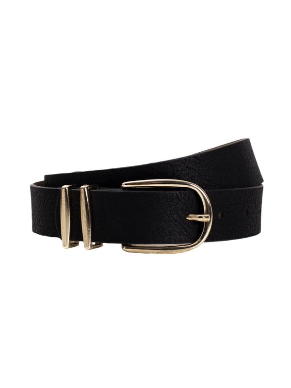 Fashionhunters Black women's belt with buckle OCH BELLA