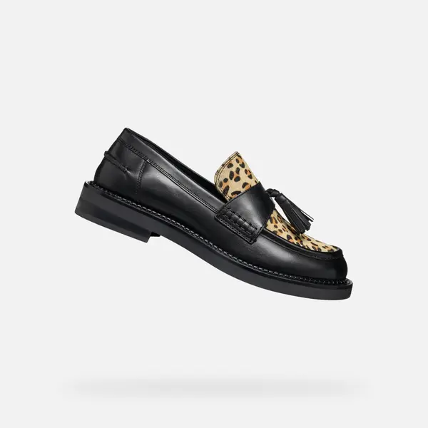 GEOX Black women's moccasins Geox Serilda - Women's