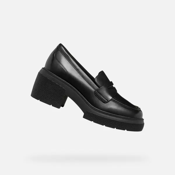 GEOX Black women's moccasins Geox Spherica EC15 - Women's