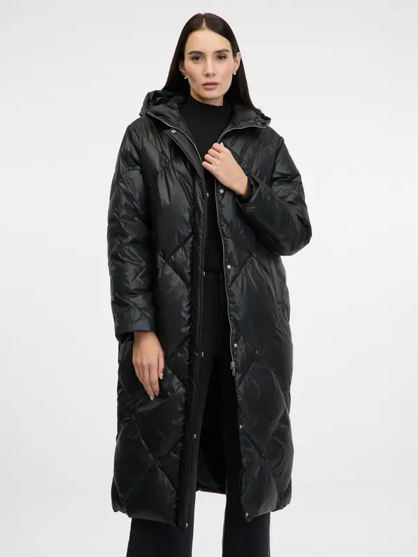 Orsay Black Women's Quilted Down Coat ORSAY - Women's