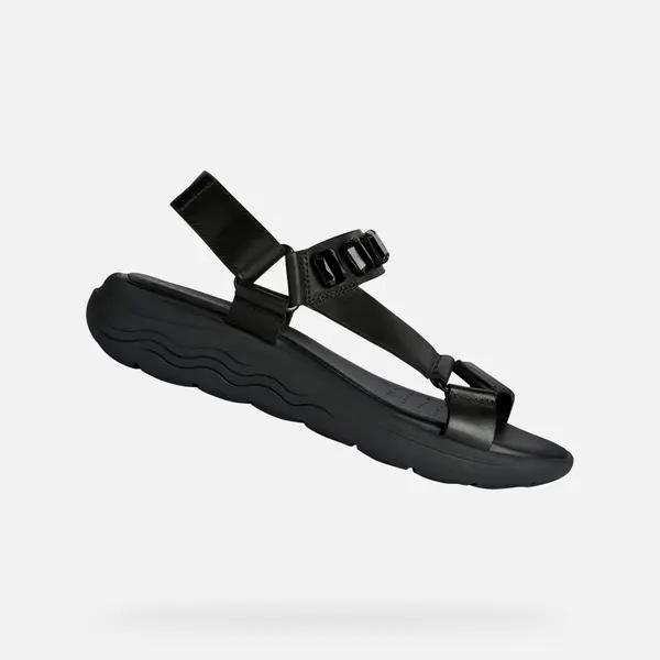 GEOX Black women's sandals Geox Spherica Ec5w - Women's