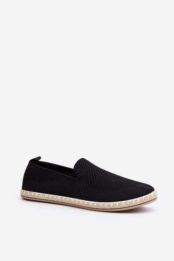 Kesi Black women's slip-on espadrilles Harmonie