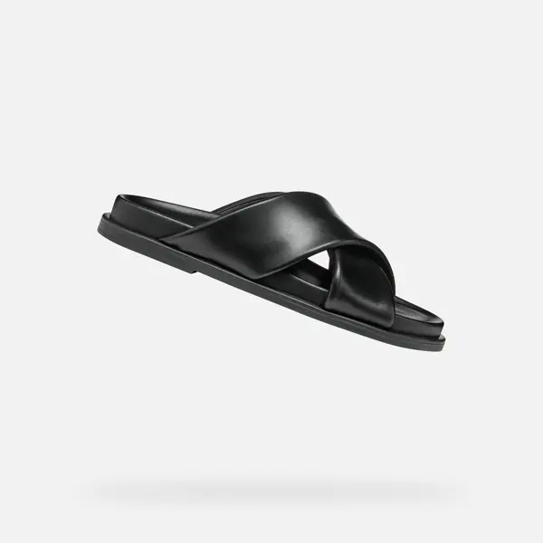 GEOX Black women's slippers Geox Adelash - Women's