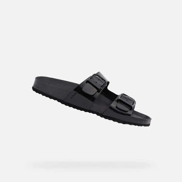 GEOX Black women's slippers Geox Brionia R - Women's