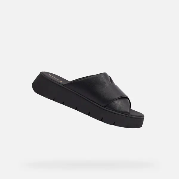 GEOX Black women's slippers Geox Dandra 40 - Women's