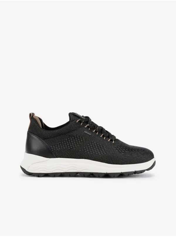 GEOX Black women's sneakers with leather details Geox Spherica - Women's