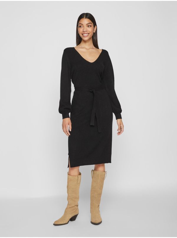 Vila Black women's sweater dress VILA Ril - Women's