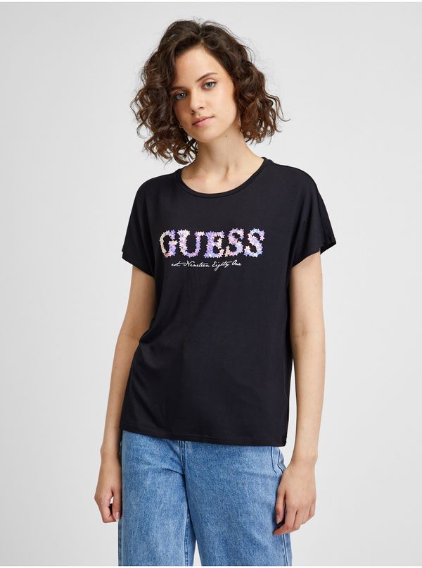 Guess Black Women's T-Shirt Guess - Women