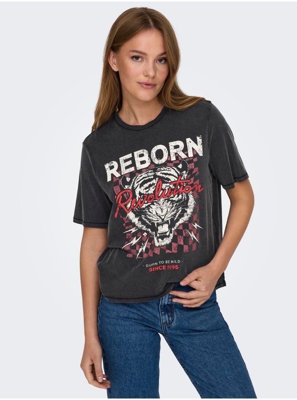 Only Black women's T-shirt ONLY Lulu - Women