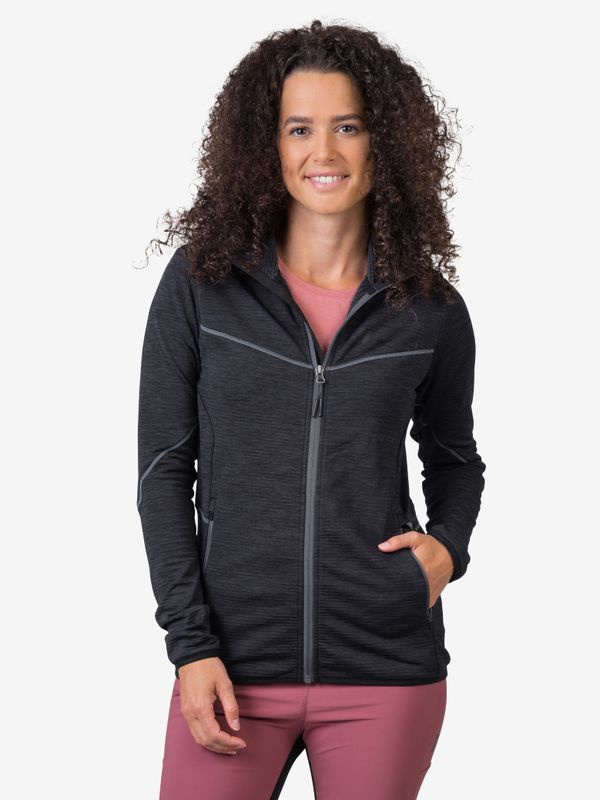 HANNAH Black Women's Zipper Hoodie Hannah Dagnys Hoody