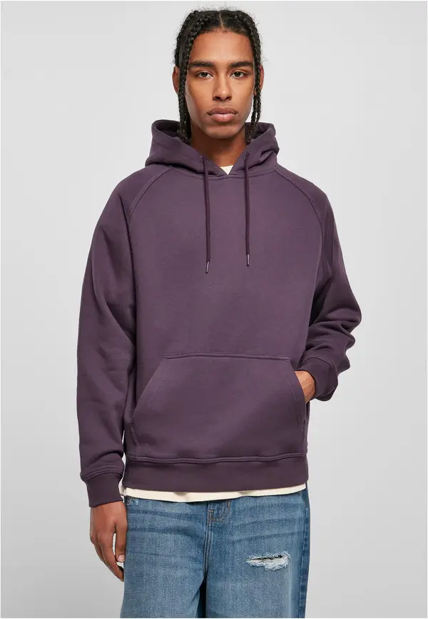 Urban Classics Blank Hoody purplenight